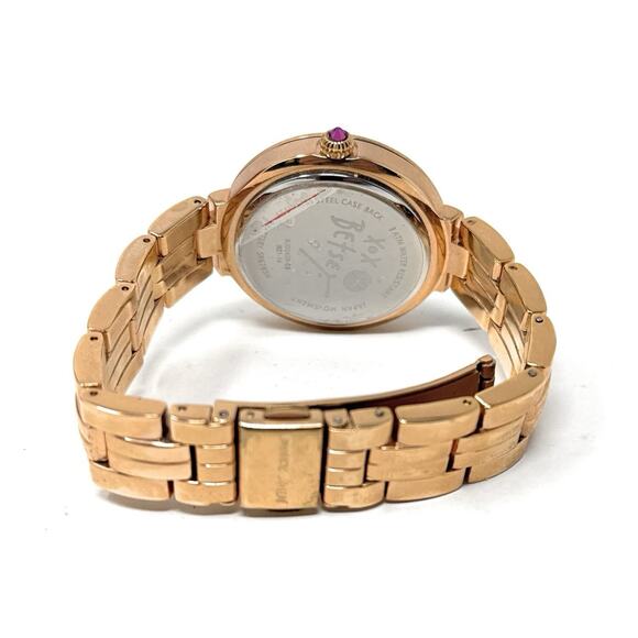 Betsey Johnson Women\'s BJ00429-02 Analog Display Quartz Rose Gold Watch